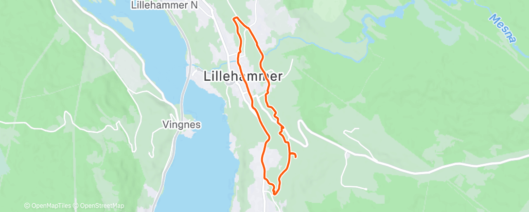 Map of the activity, Sjoggjogg