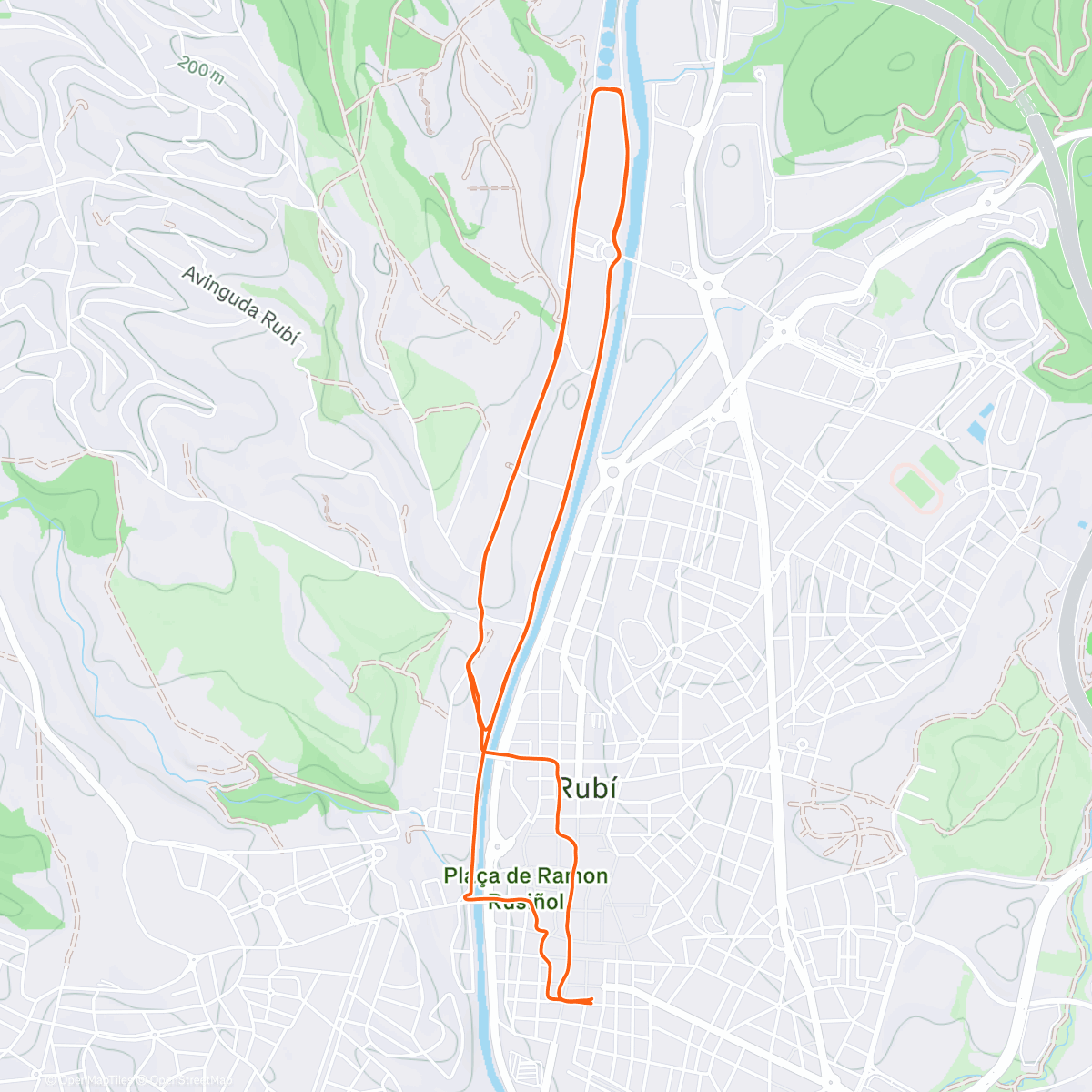 Map of the activity, Serveis mínims