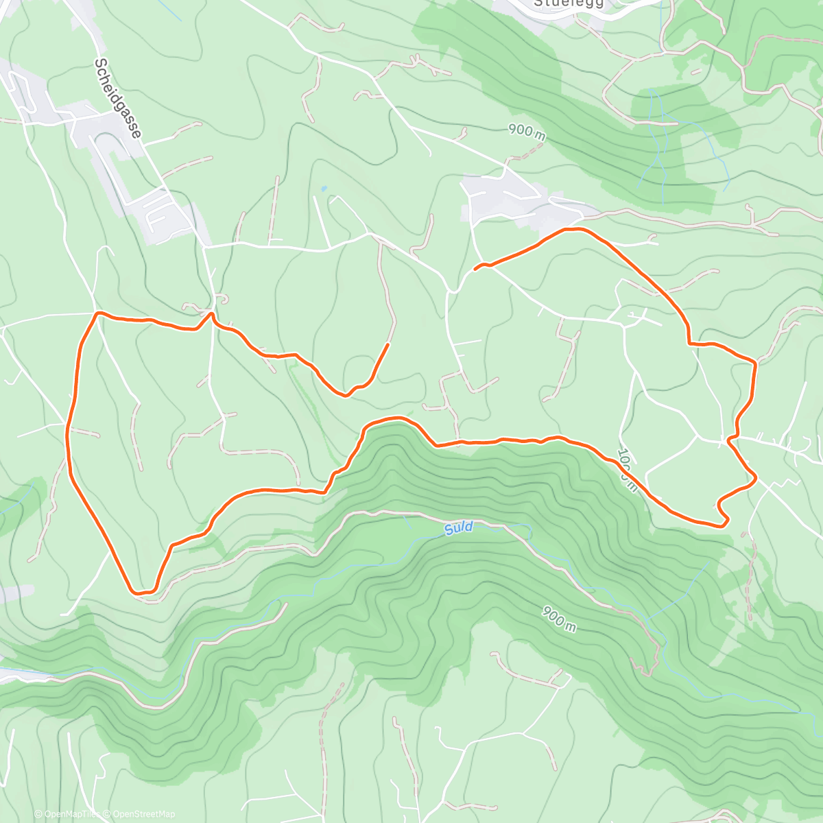 Map of the activity, Trailmaniacs Xmas