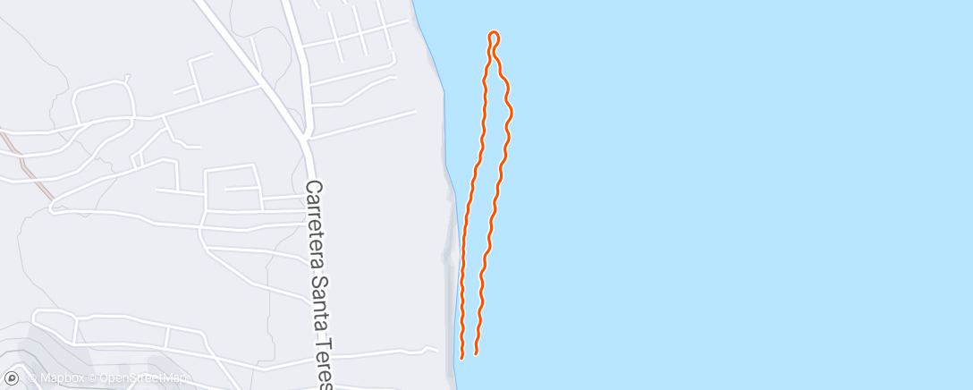 Map of the activity, Saturday Morning Paddle