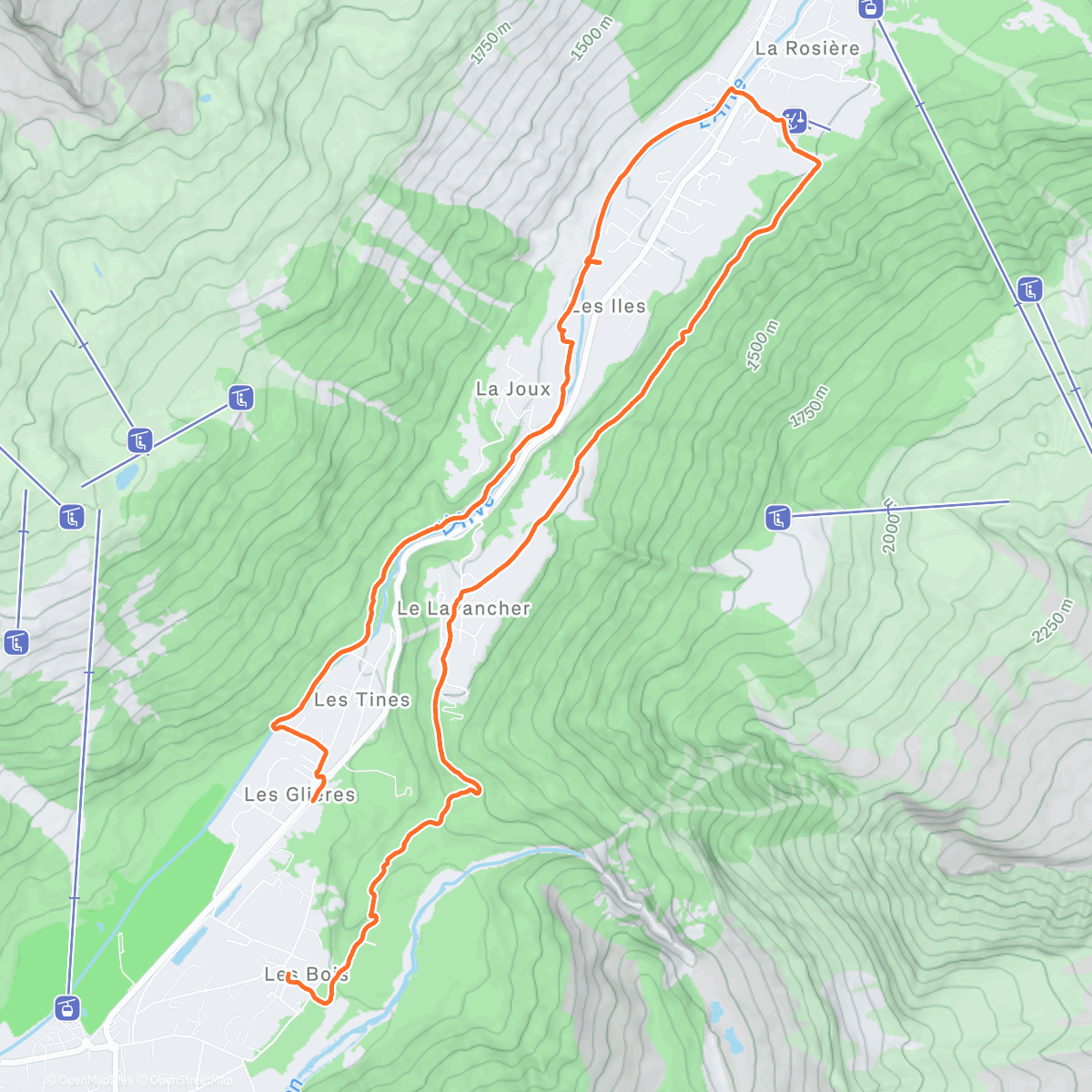 Mapa de la actividad (Fresh run l)