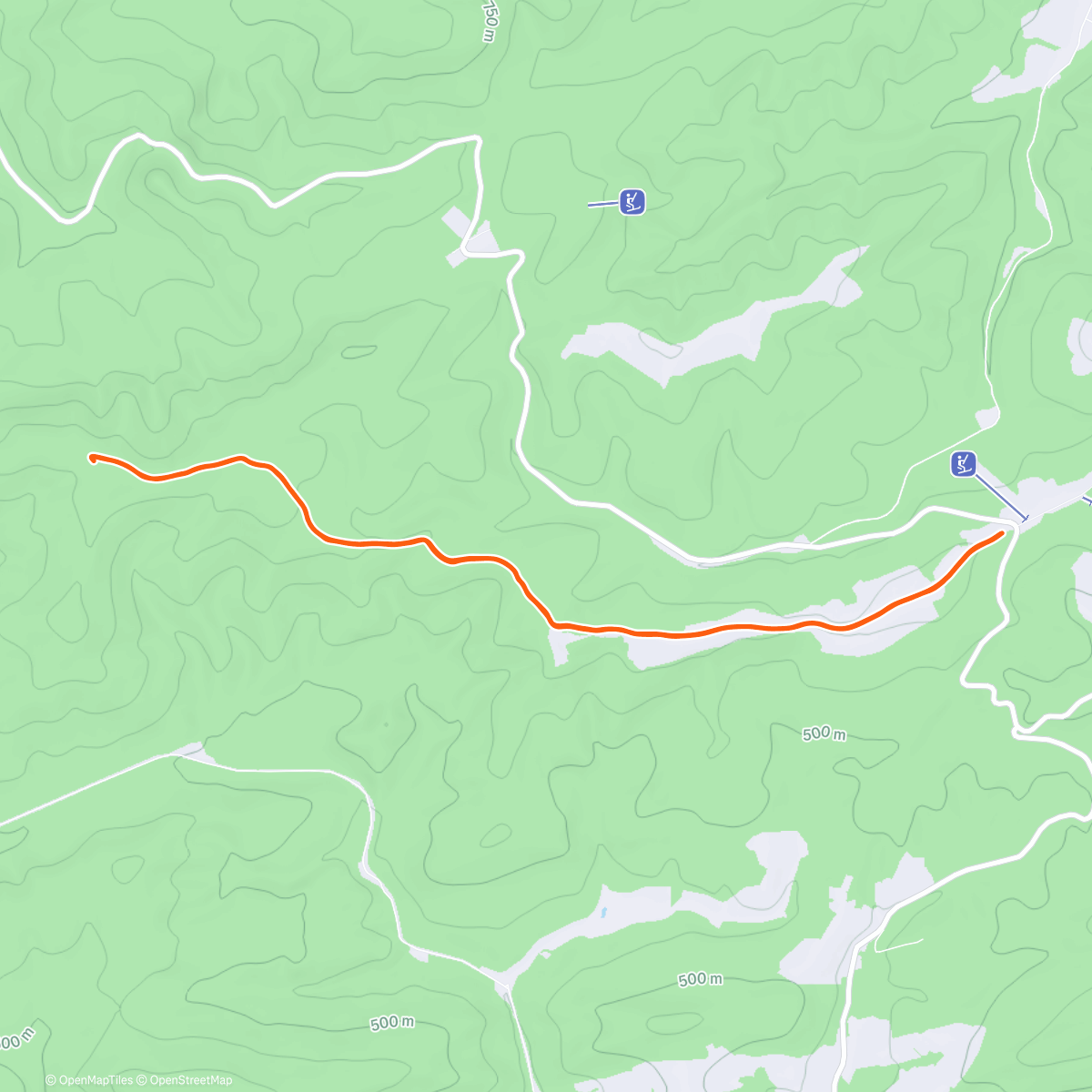 Map of the activity, Happy winter walk❄️😍