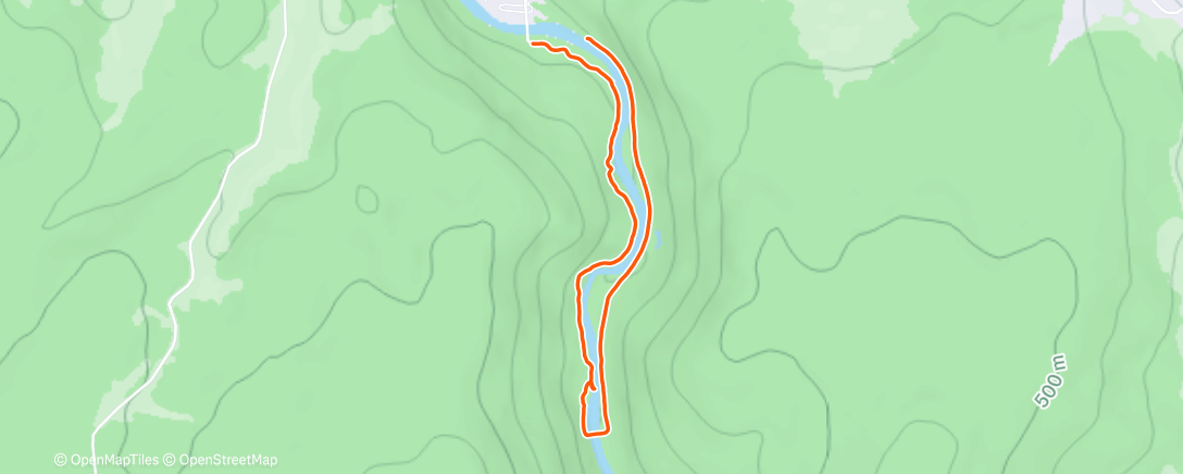 Карта физической активности (Afternoon Hike)