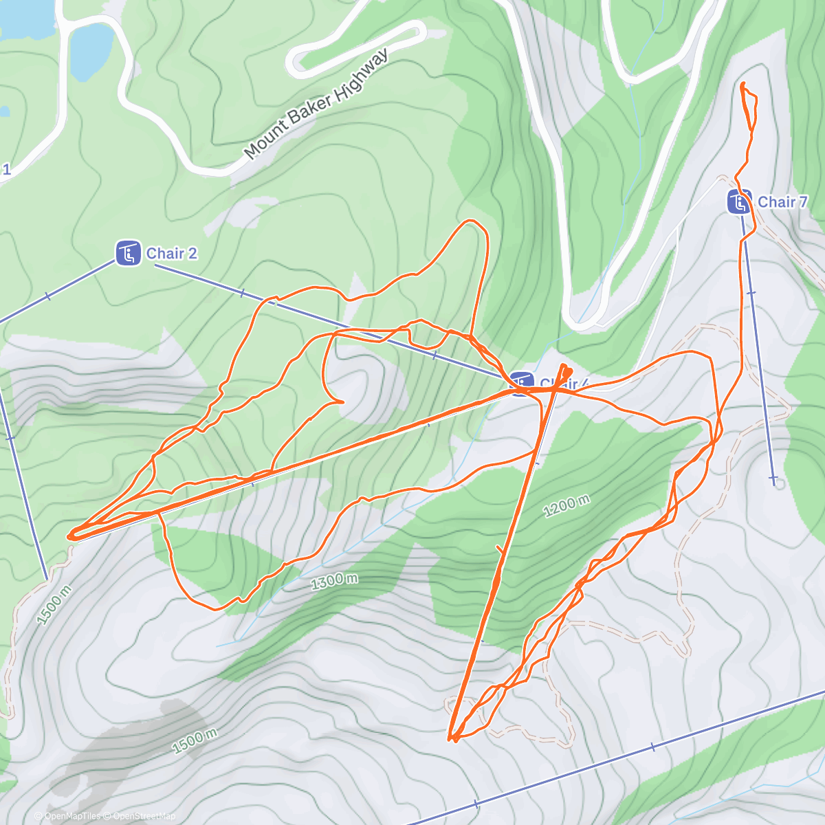 Map of the activity, Burrito