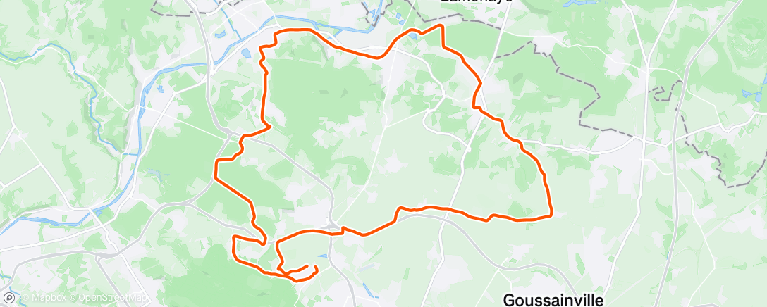Map of the activity, Dimanche matin solo