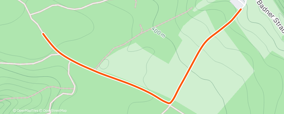 Карта физической активности (Spaziergang am Nachmittag)