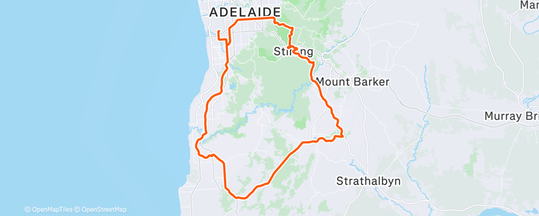 Map of the activity, Final day of the ADL tandem camp
