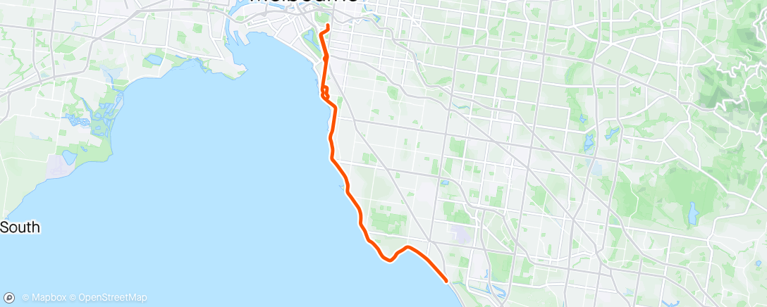 Map of the activity, A Beach Road Dawdle