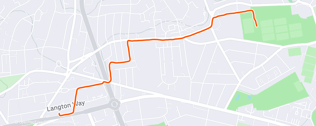 Карта физической активности (Morning Run)