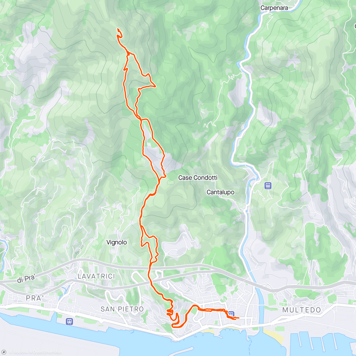 Map of the activity, Morning Trail Run 🏃🤙💪