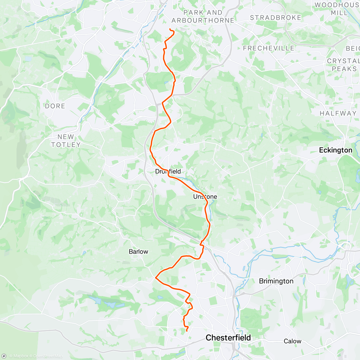 Map of the activity, Burning off the beer