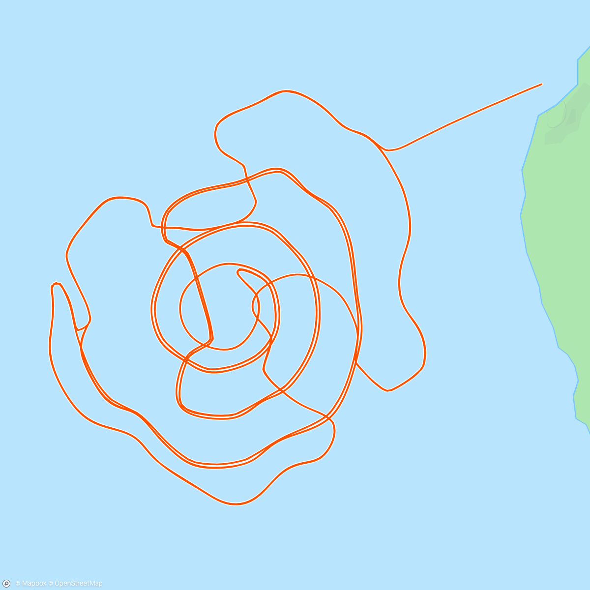 Map of the activity, Zwift - Pacing #1 on Whole Lotta Lava in Watopia