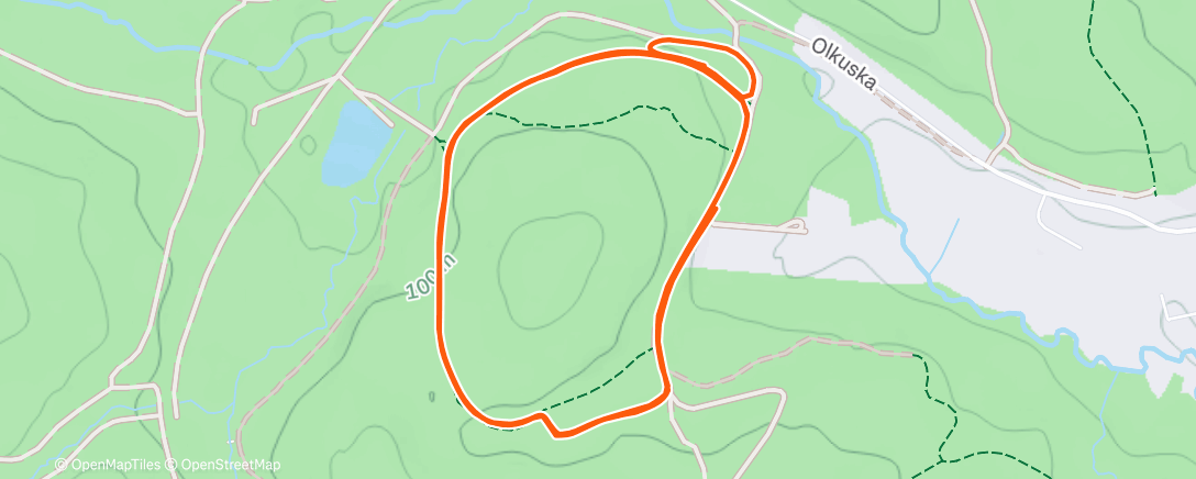 Map of the activity, Morning Ride