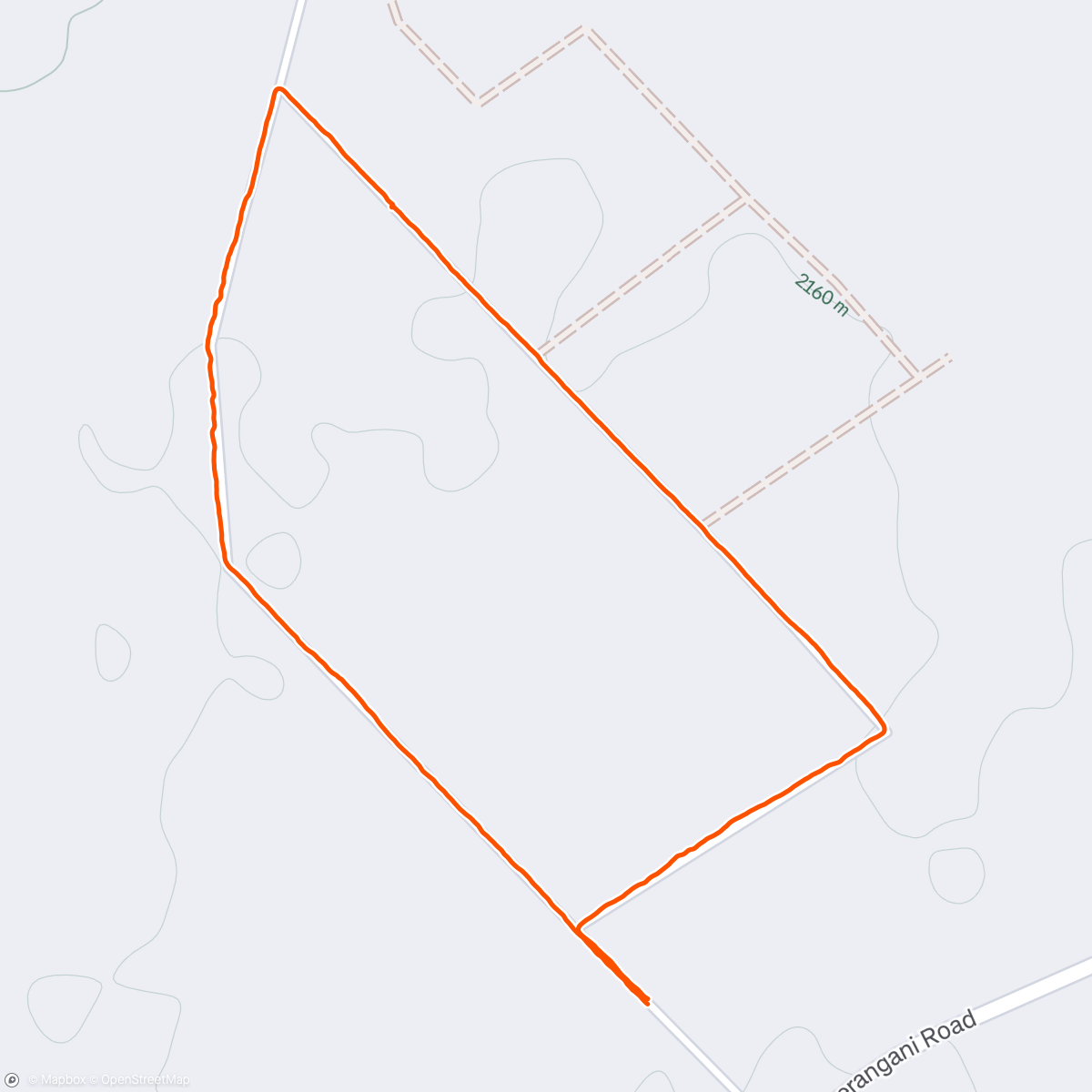 Map of the activity, Morning Walk