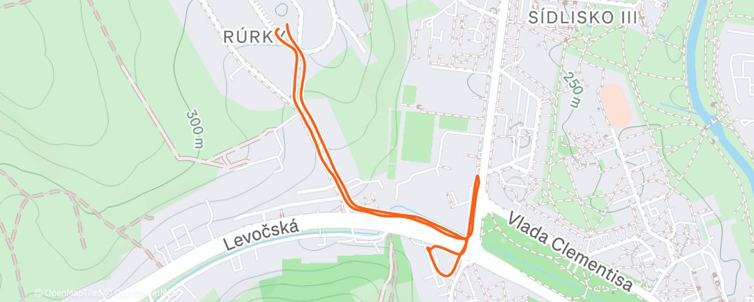 Карта физической активности (Evening Walk)