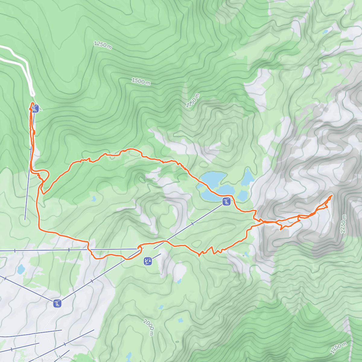Карта физической активности (Skimo #10 - Grand Van, CdC)