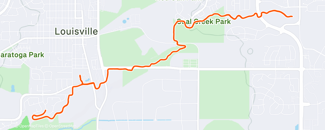 Karte der Aktivität „Morning Run”