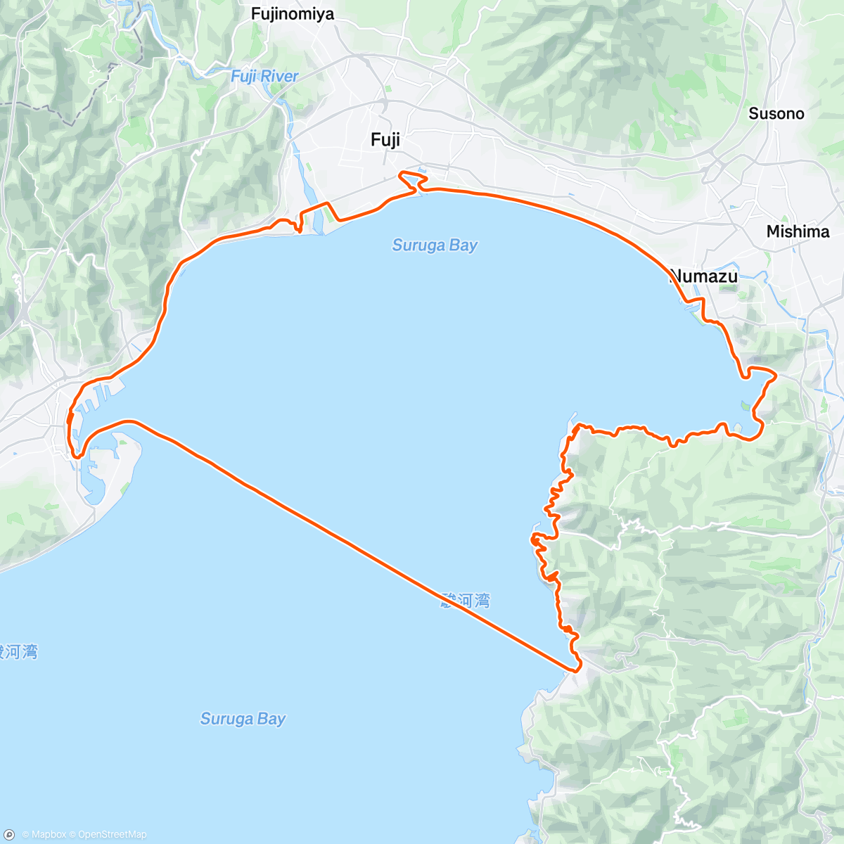 Map of the activity, ツールドイベント TPチャレンジ するいち