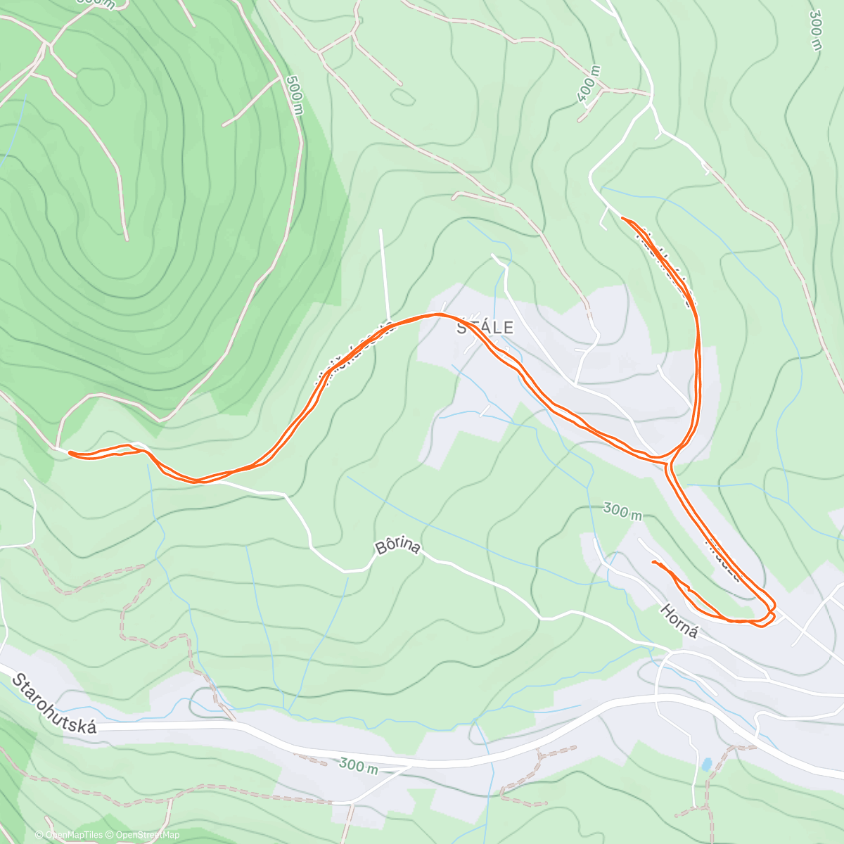 Map of the activity, Výbeh po dlhom čase