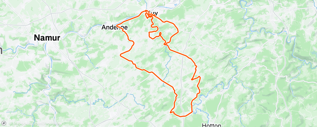 Map of the activity, Fleche Wallonne