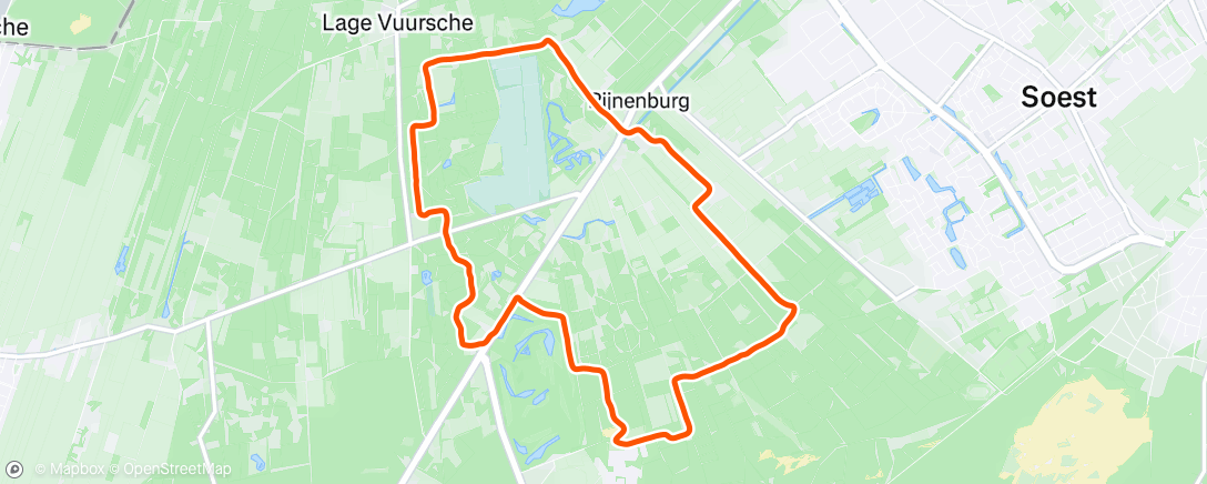 Map of the activity, Rondje LV
