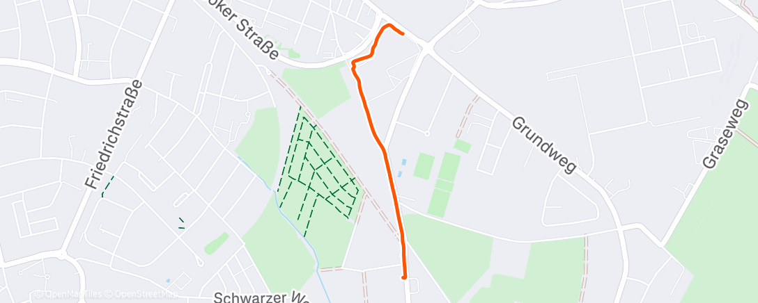 Map of the activity, Mittagspaziergang