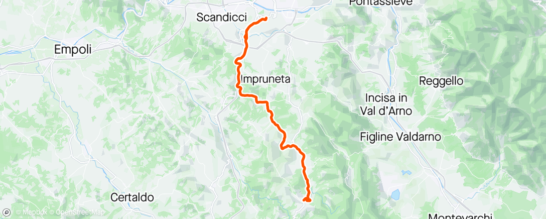 Map of the activity, Torno a pedalare dopo un bel po’ 😰