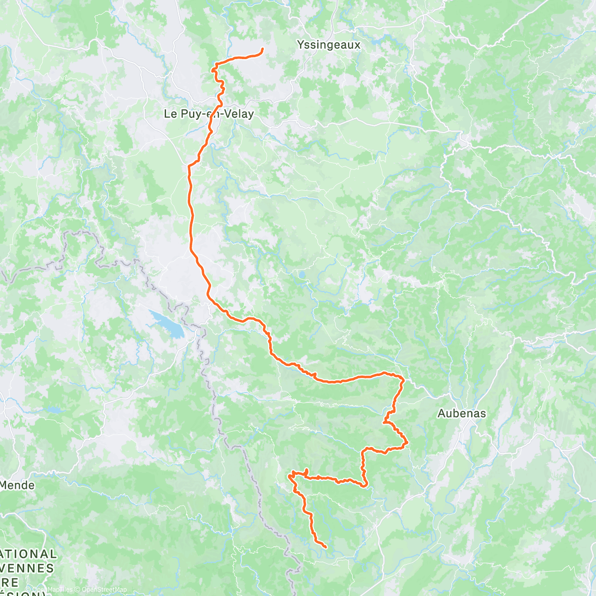 Map of the activity, Plateau de Langogne dans la ❄️🌨🤩 puis Tanargues grandiose 🤩🤩🤩
