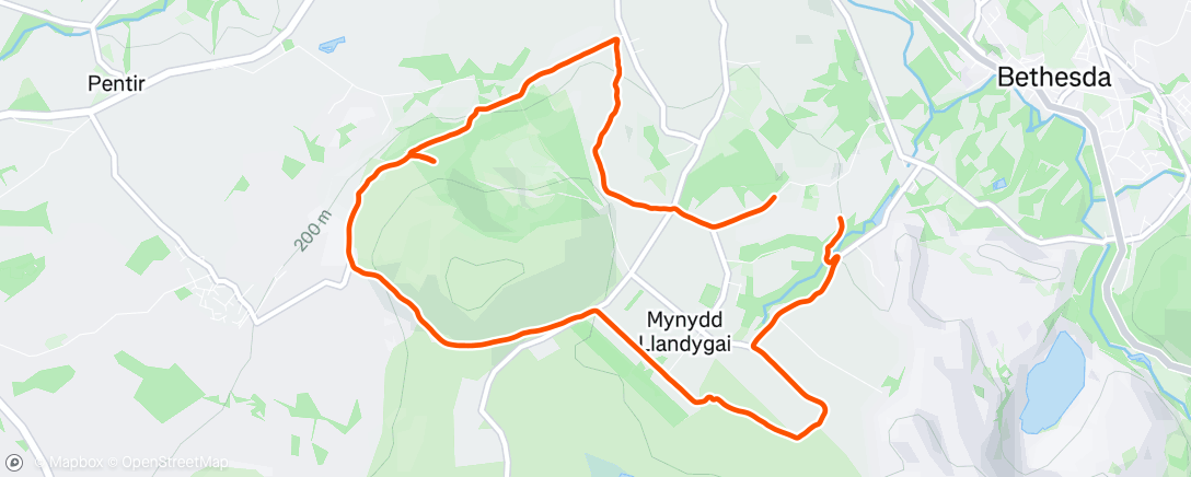 Map of the activity, Easy with power