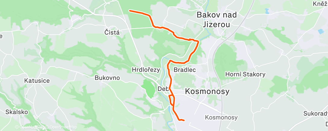 Карта физической активности (Morning Run)