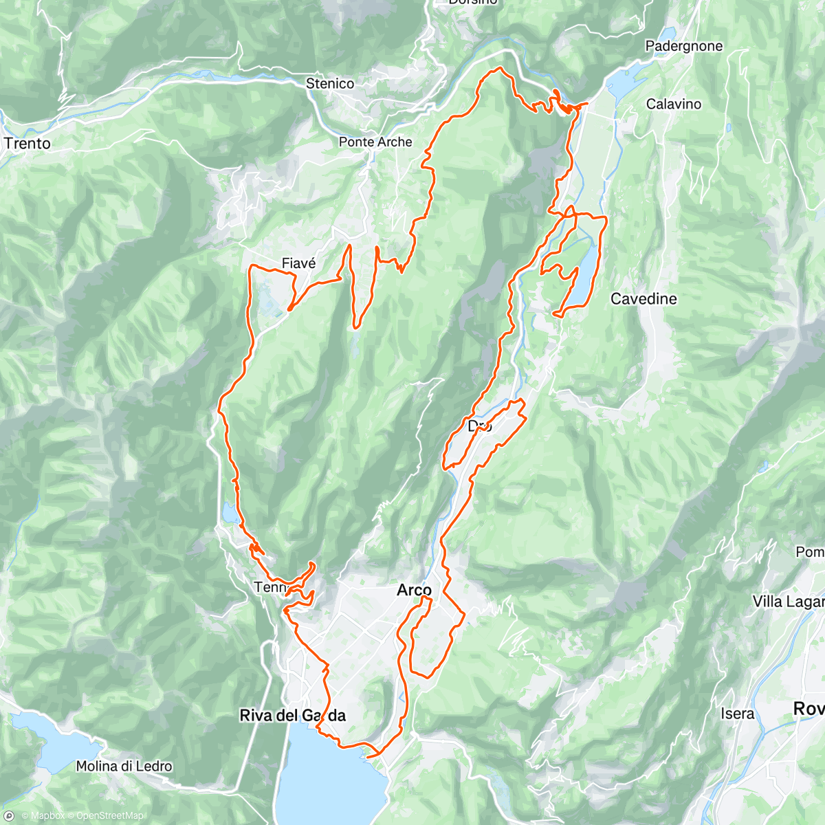 Map of the activity, Gravelride 🇮🇹