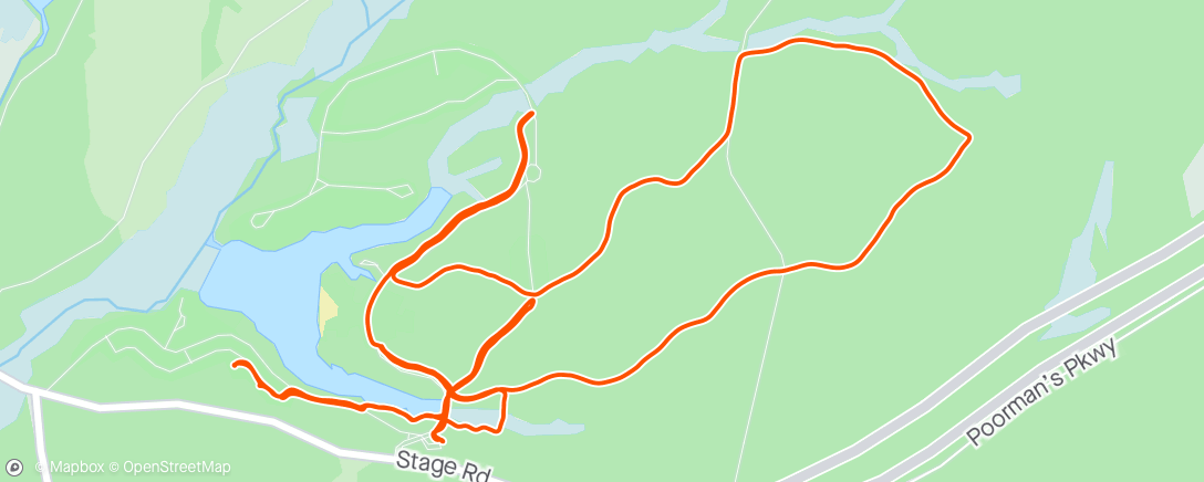 Map of the activity, Hike and camp in Bass River State Forest