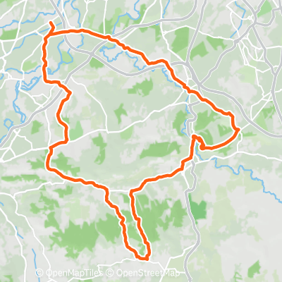 Taking in the Hills | 74.9 km Cycling Route on Strava