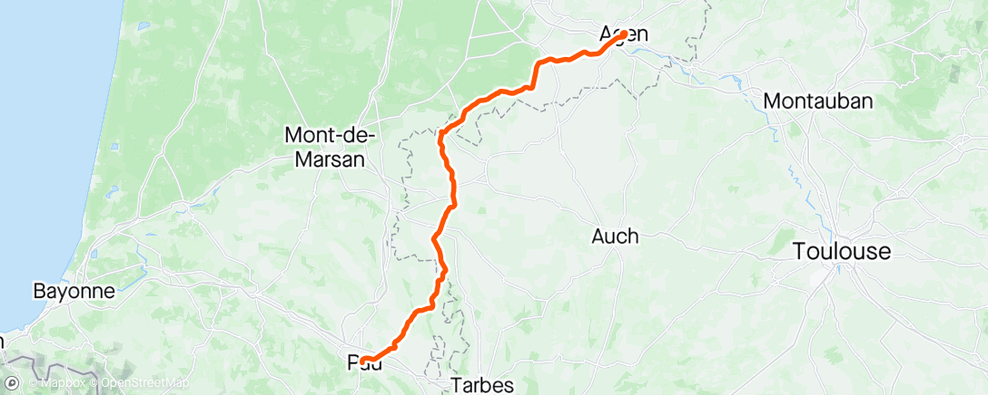Map of the activity, Le Tour etappe 13
