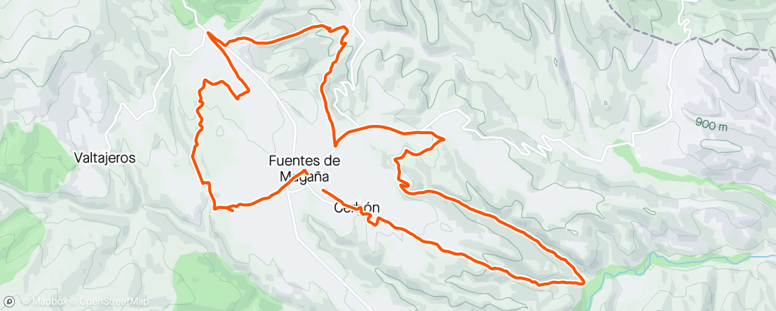 Map of the activity, Tierras Altas 2