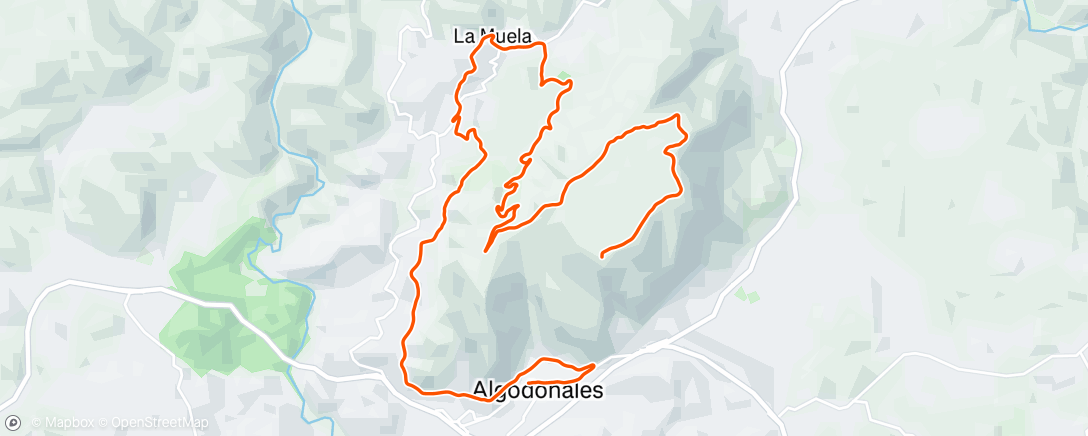 Map of the activity, Subida al Mogote Algodonales 2024