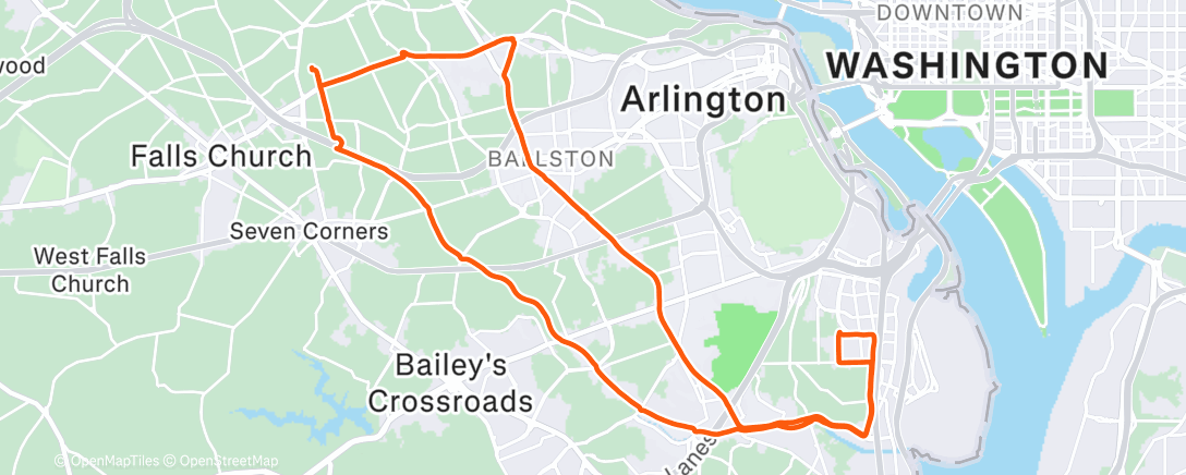Map of the activity, Morning Ride