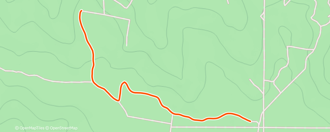 Map of the activity, Лыжи (день)