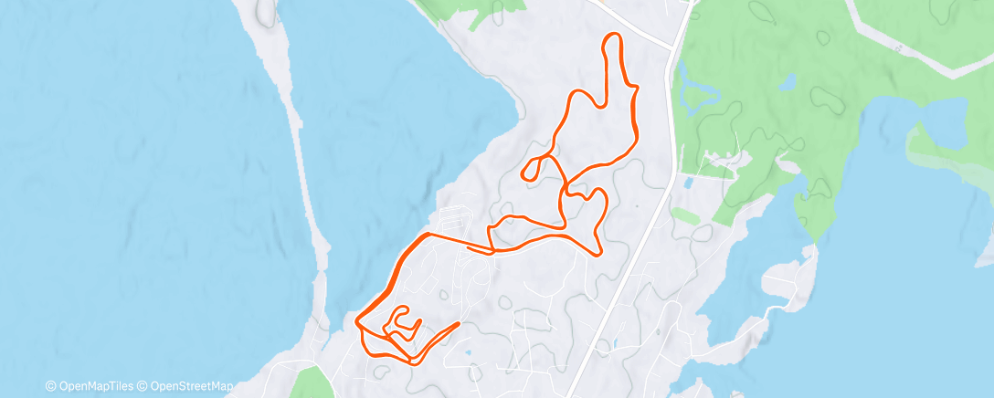 Map of the activity, Северный лыжный заезд (после обеда)