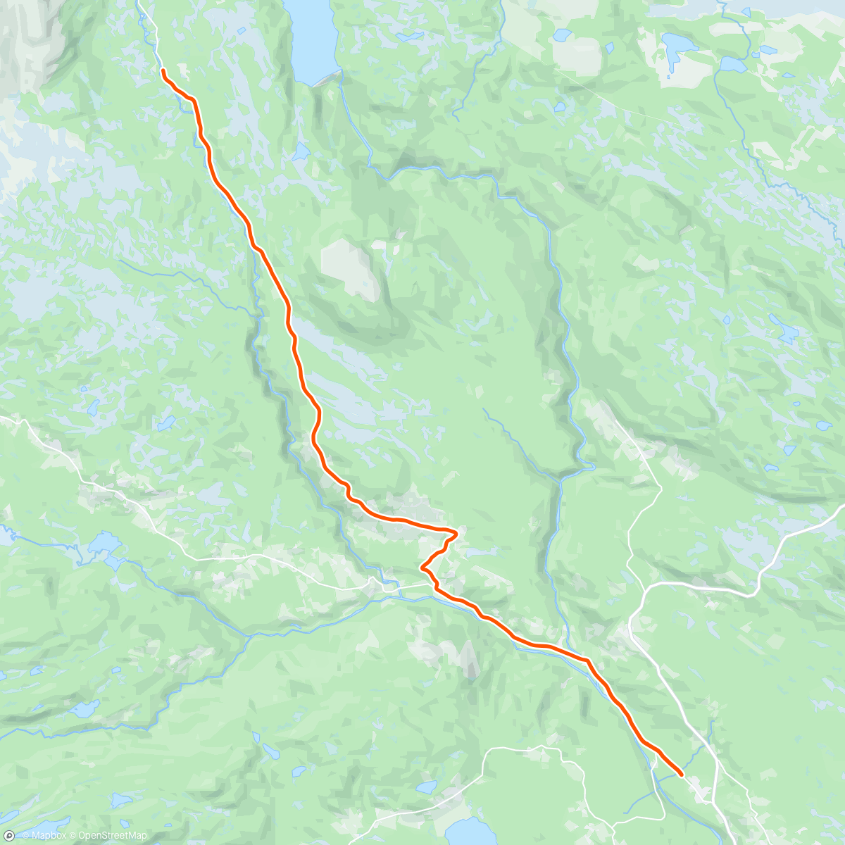 Map of the activity, Tour de Synnfjell 🥇