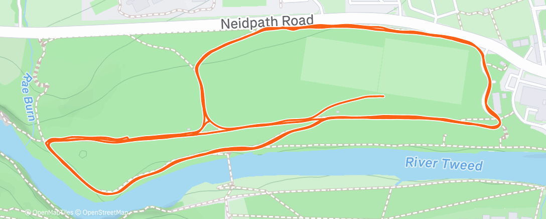 Map of the activity, First run for years - loved park run 🥰