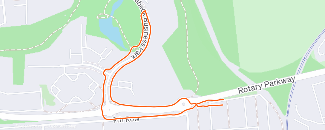 Map of the activity, Morning Walk