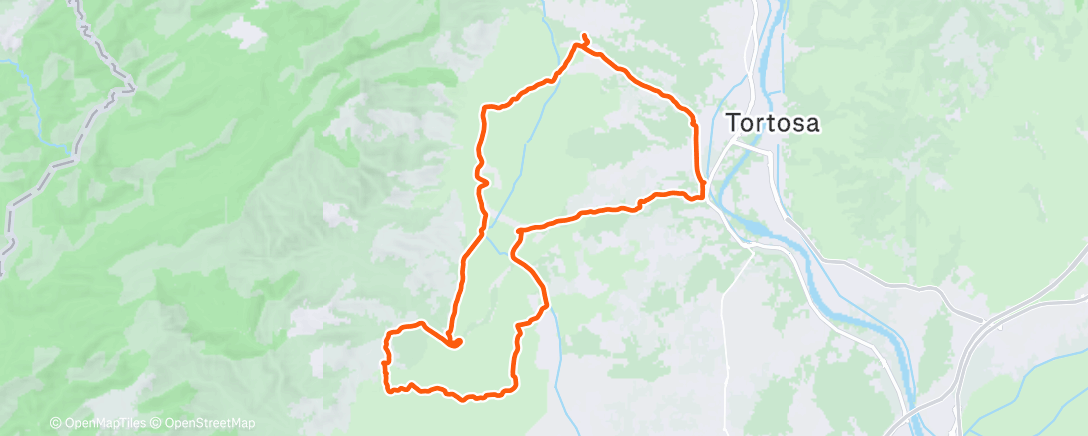 Map of the activity, Marxa Roquetes