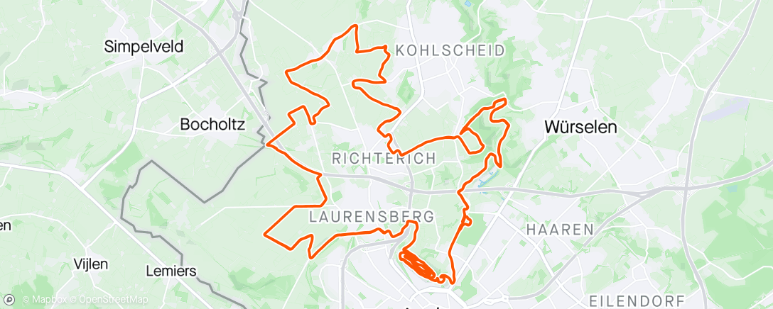 Map of the activity, 🏁7th - Aachen UCI Gravel Series