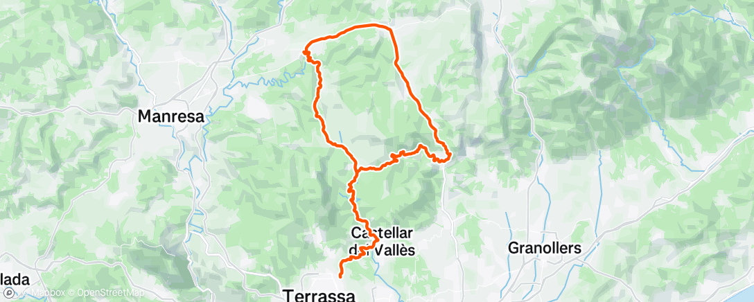 Map of the activity, Con todo tan mojado ha costado pero salvando dignamente el entreno 😛
