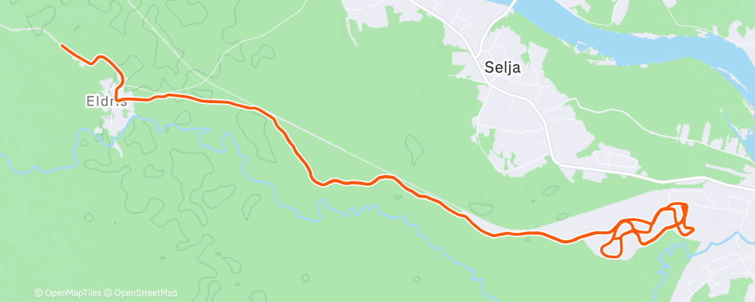 Map of the activity, Försök till klassisk åkning