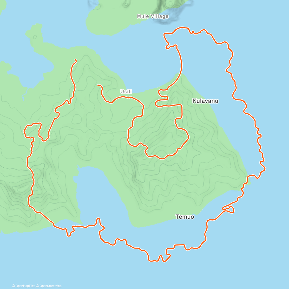 Map of the activity, Zwift - Race: HISP WINTER TOUR 2025 STAGE 10 (C) on Shorelines and Summits in Watopia
