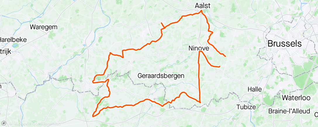 アクティビティ「SAP à la Carrot van Ninove 🥕💨」の地図