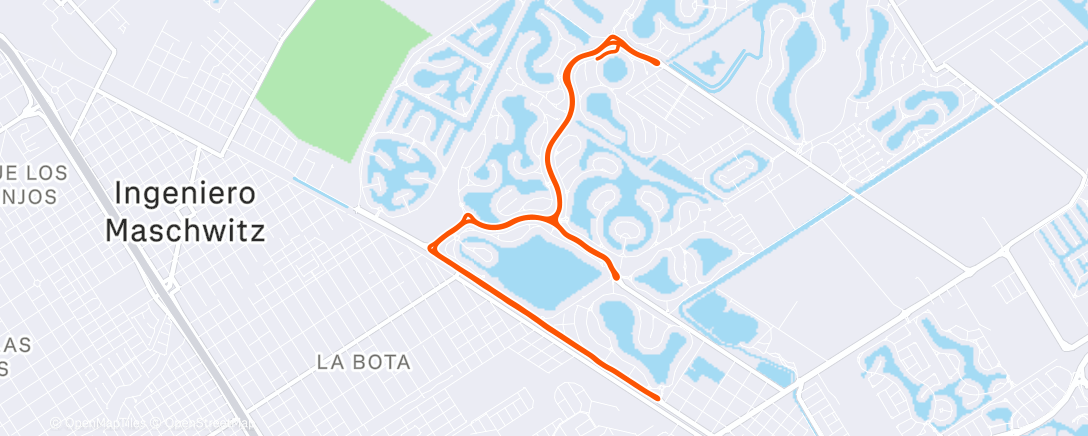 Map of the activity, Morning Ride