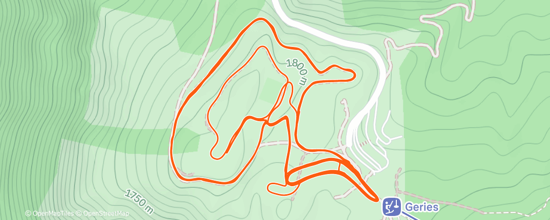 Map of the activity, Skating avec les enfants 😊